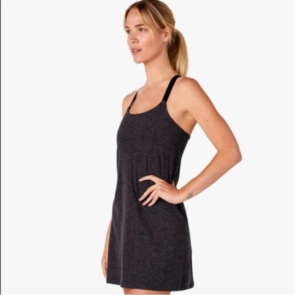 Beyond Yoga Gray Spacedye Move It Dress - Picture 7 of 12